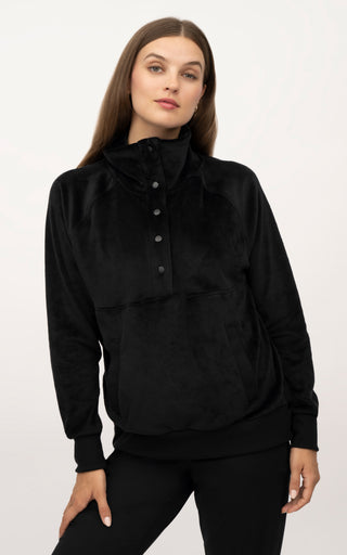 Santa Monica Henley Pullover Sweatshirt