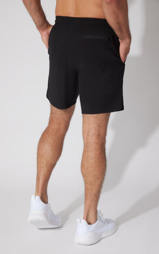 Mens Woven Run The City 7" Short