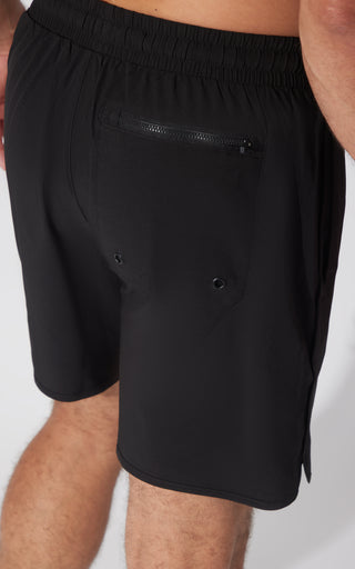 Mens Woven Run The City 7" Short