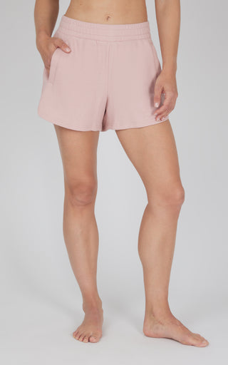 Loop Terry Up Shore Fold Over Short - Our Petal Tone Story