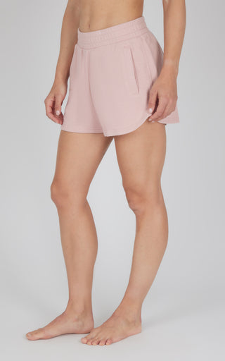 Loop Terry Up Shore Fold Over Short - Our Petal Tone Story