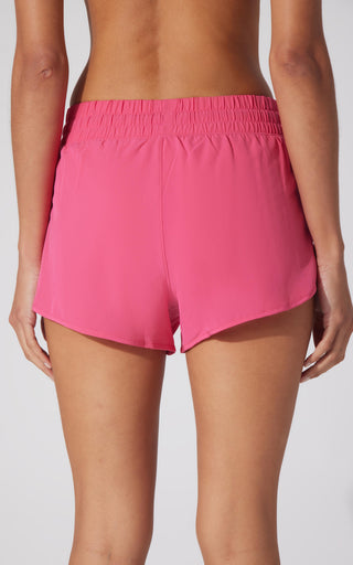 2 PK Lightstreme Track Time Running Shorts - Pink Power