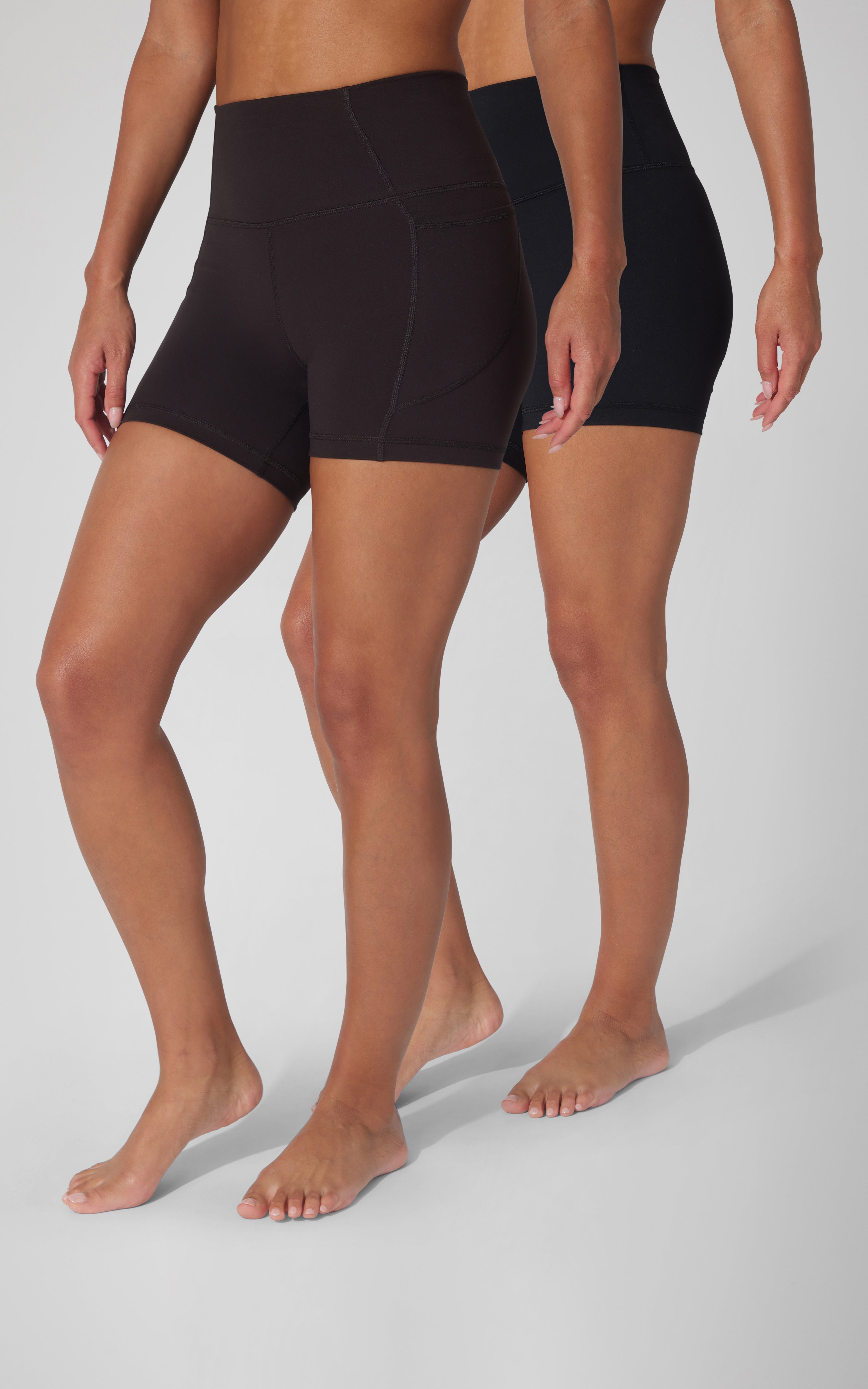 2 PK Wonderlink Elastic Free 5" Pocket Bike Short and Everyday Elastic Free 5" Short - Our Earthy Story