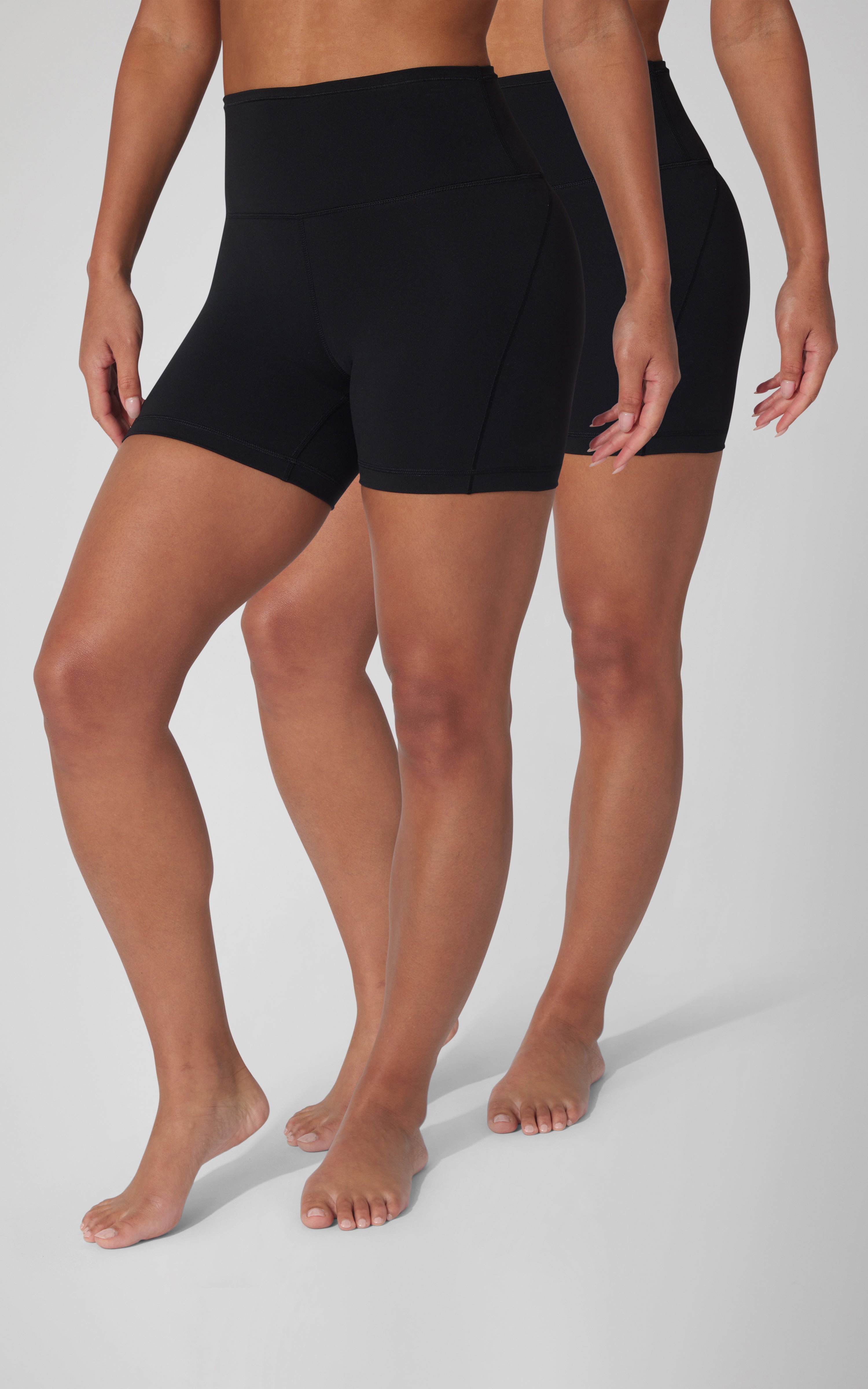 2 PK Wonderlink Elastic Free Super High Waist 5" Short - Our Ocean Core Story