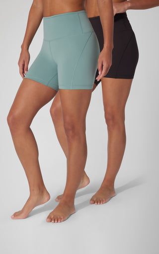 2 PK Wonderlink Elastic Free Super High Waist 5" Short - Our Ocean Core Story