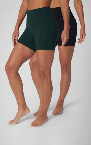 2 PK Wonderlink Elastic Free Super High Waist 5" Short - Our Ocean Core Story