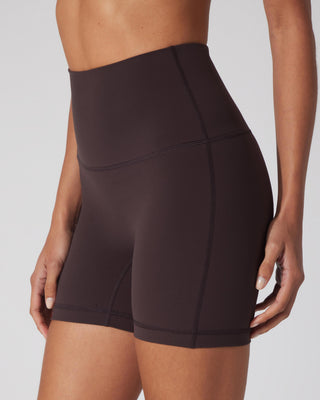2 PK Skn 5" Super Hi Elastic Free Waist No Front Seam Short