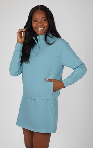 Citylite Half Zip Cinched Hem Jacket