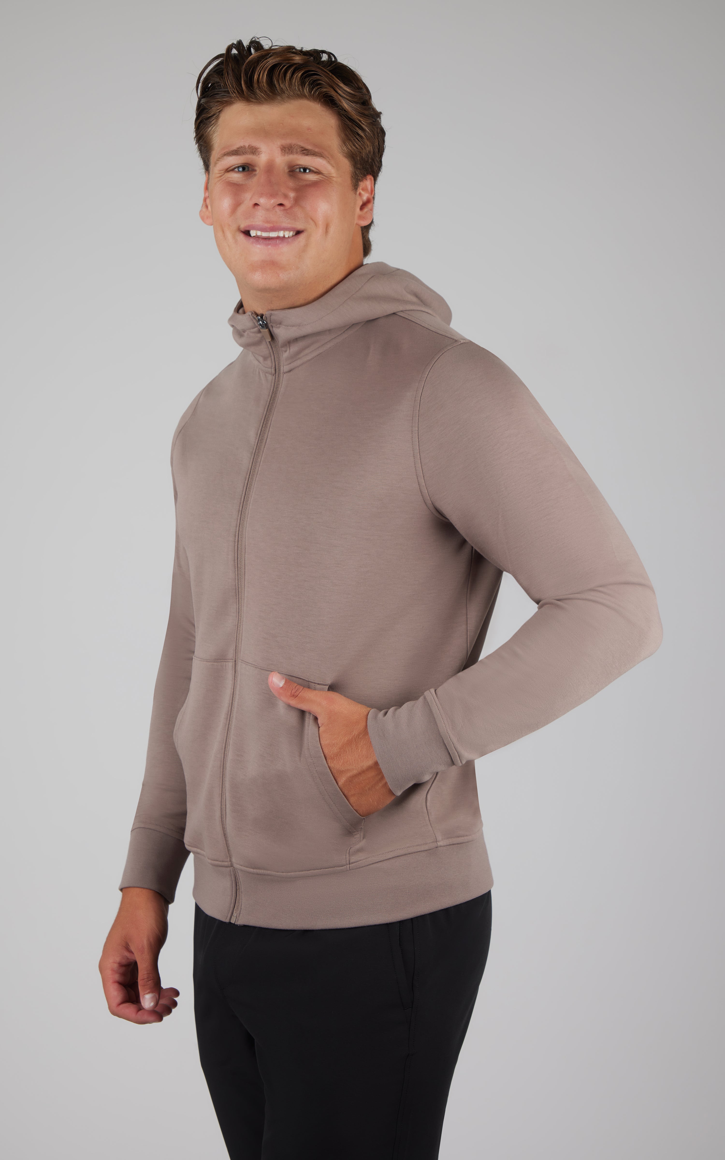 Mens Softlite Full Zip Hoodie