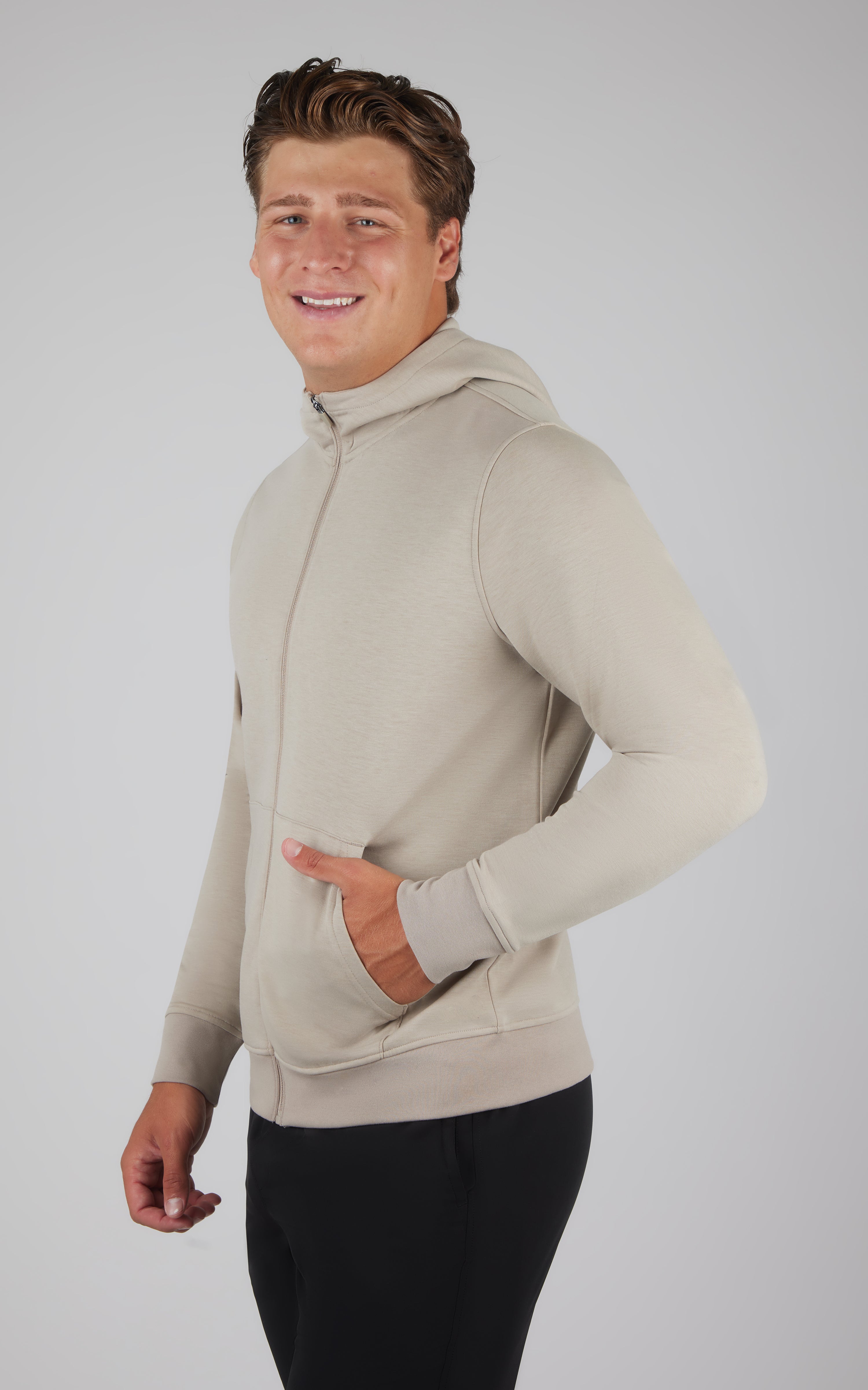 Mens Softlite Full Zip Hoodie