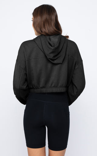 Cloud Plush Zip Front Hoodie