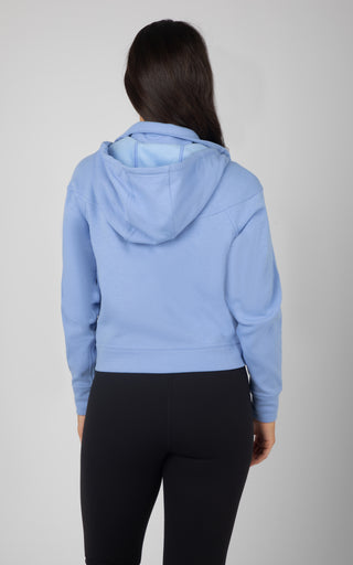 Cloud Plush Ivy Cropped Hoodie