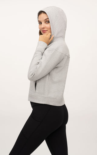 Cloud Plush Ivy Cropped Hoodie