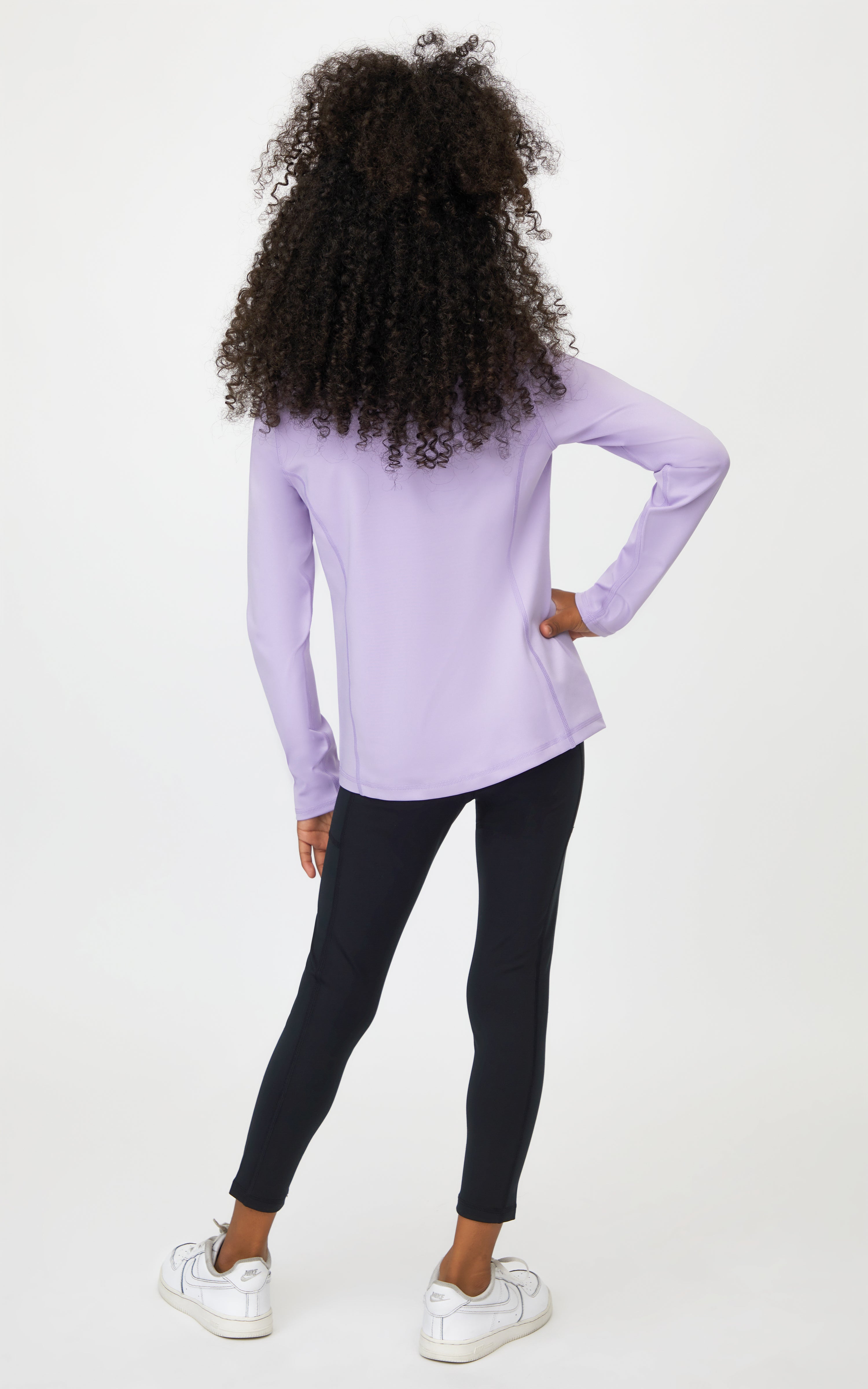 Girls Fleece Lined Side Pocket Ankle Legging