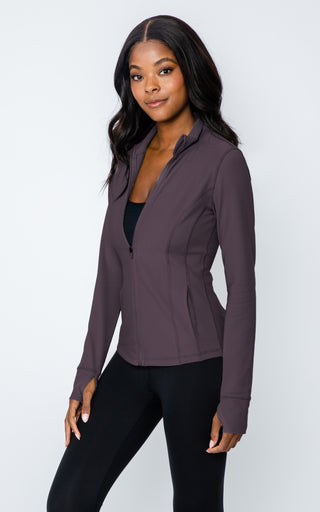 Interlink Ribbed Princess Seam Performance Jacket