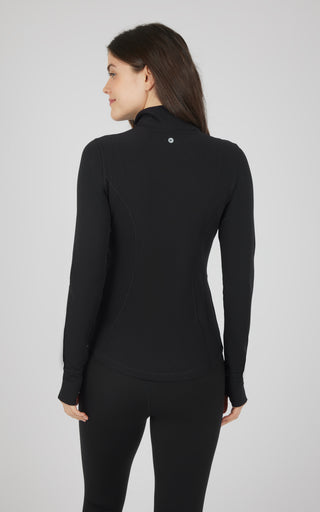 Interlink Ribbed Princess Seam Performance Jacket