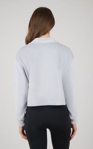 Dreamy Velour Ribbed Shacket