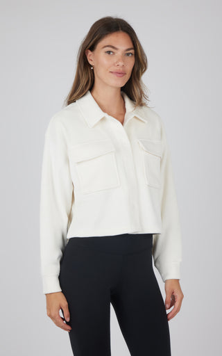 Dreamy Velour Ribbed Shacket