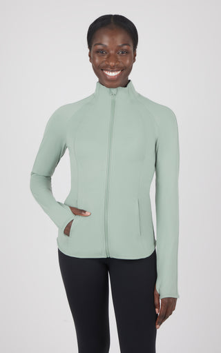 Lux Flared Full Zip Jacket - Our Earthy Story