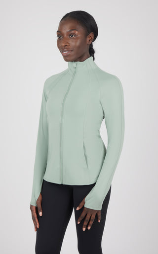 Lux Flared Full Zip Jacket - Our Earthy Story