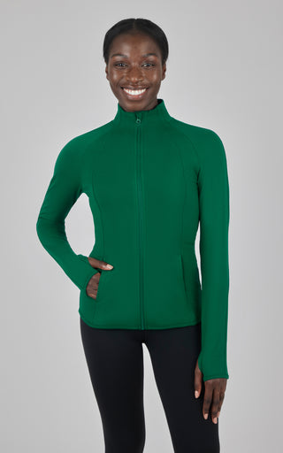 Lux Flared Full Zip Jacket
