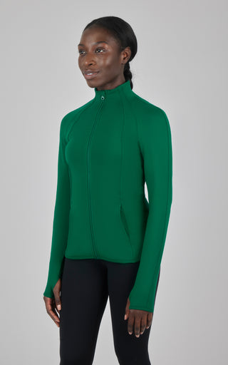 Lux Flared Full Zip Jacket - Our Earthy Story