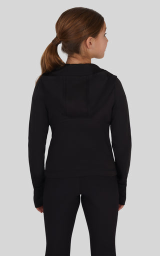 Girls Lux Full Zip Hooded Jacket