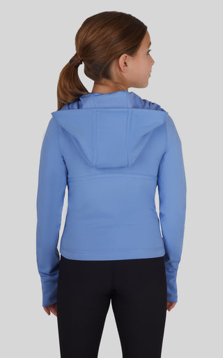 Girls Lux Full Zip Hooded Jacket