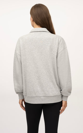 Cloud Plush Grove Cozy Polo Sweatshirt