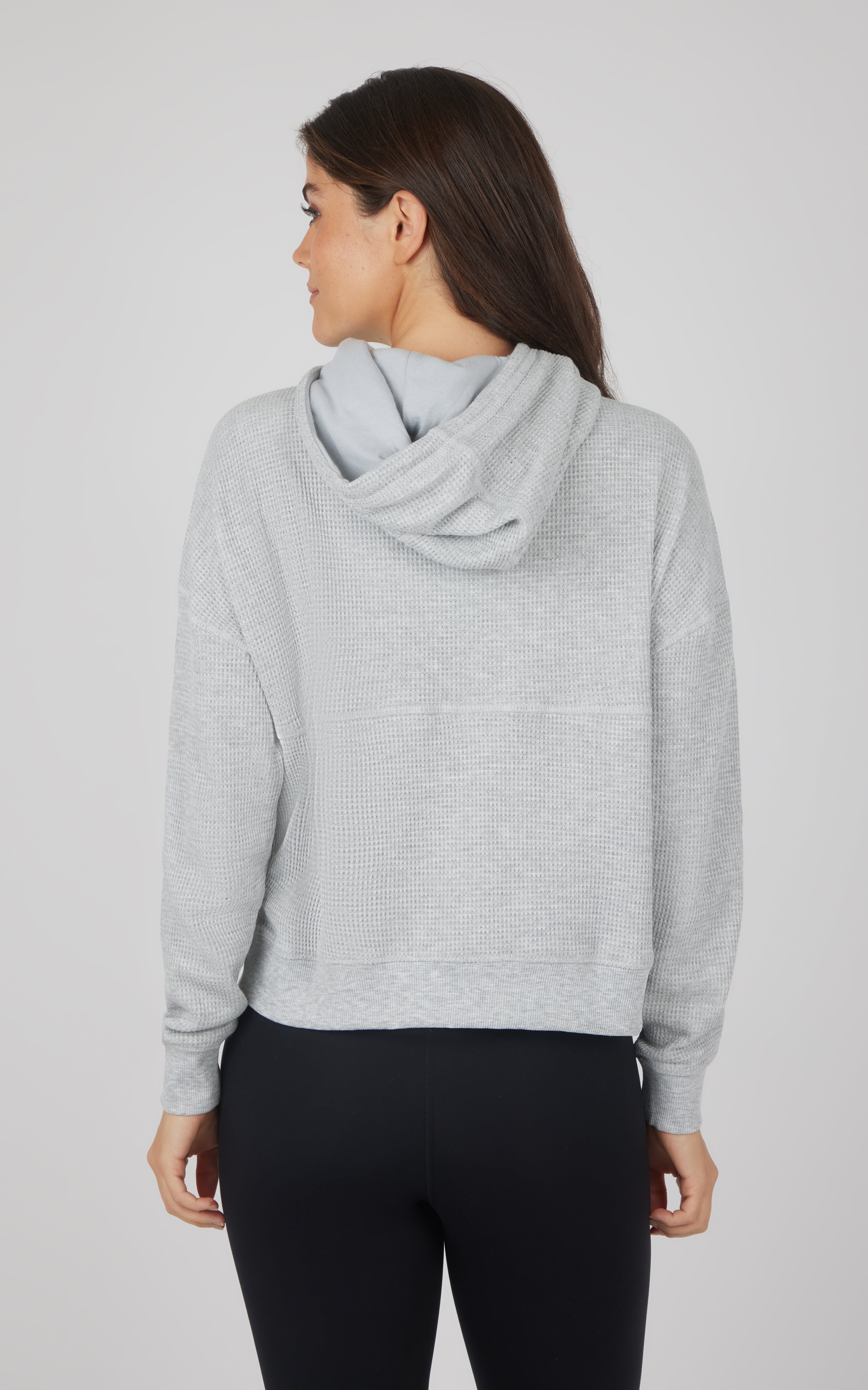 Brushed Inside Waffle Offline Pullover Hoodie