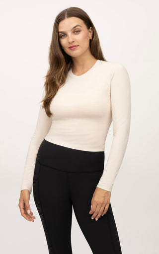 2 PK Heather Long Sleeve Crewneck