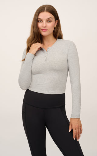 2 PK Heather Long Sleeve Crewneck - Our Stone Story