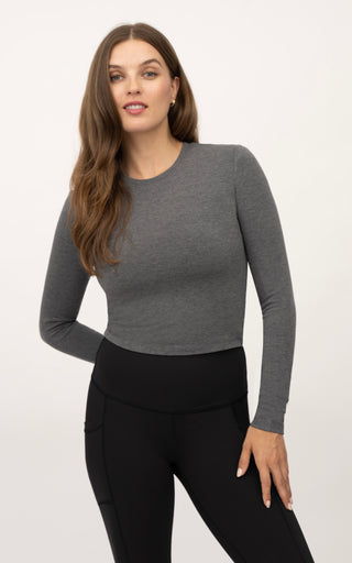 2 PK Heather Long Sleeve Crewneck - Our Stone Story