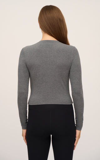 2 PK Heather Long Sleeve Crewneck - Our Stone Story