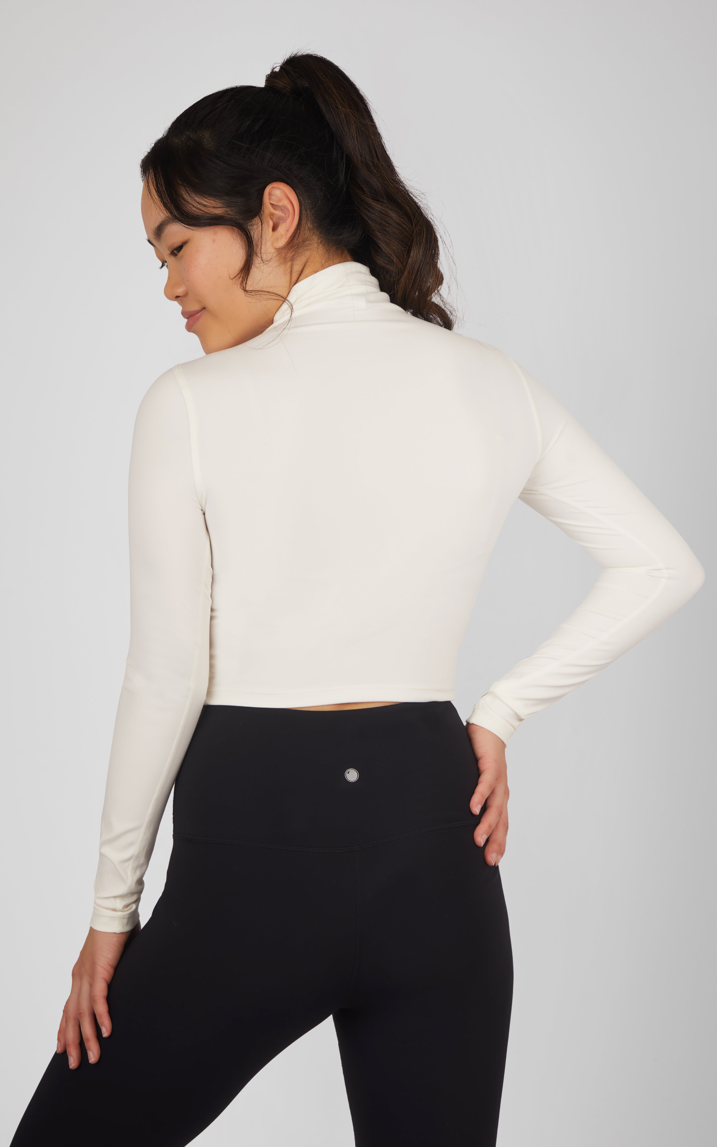 2 Pack Long Sleeve Mock Neck Tops - Our Linen Story