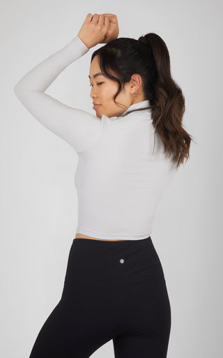 2 Pack Long Sleeve Mock Neck Tops - Our Linen Story