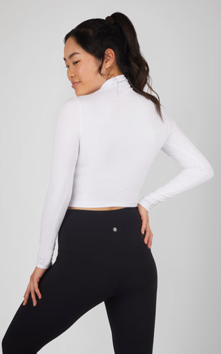 2 Pack Long Sleeve Mock Neck Tops - Our Linen Story