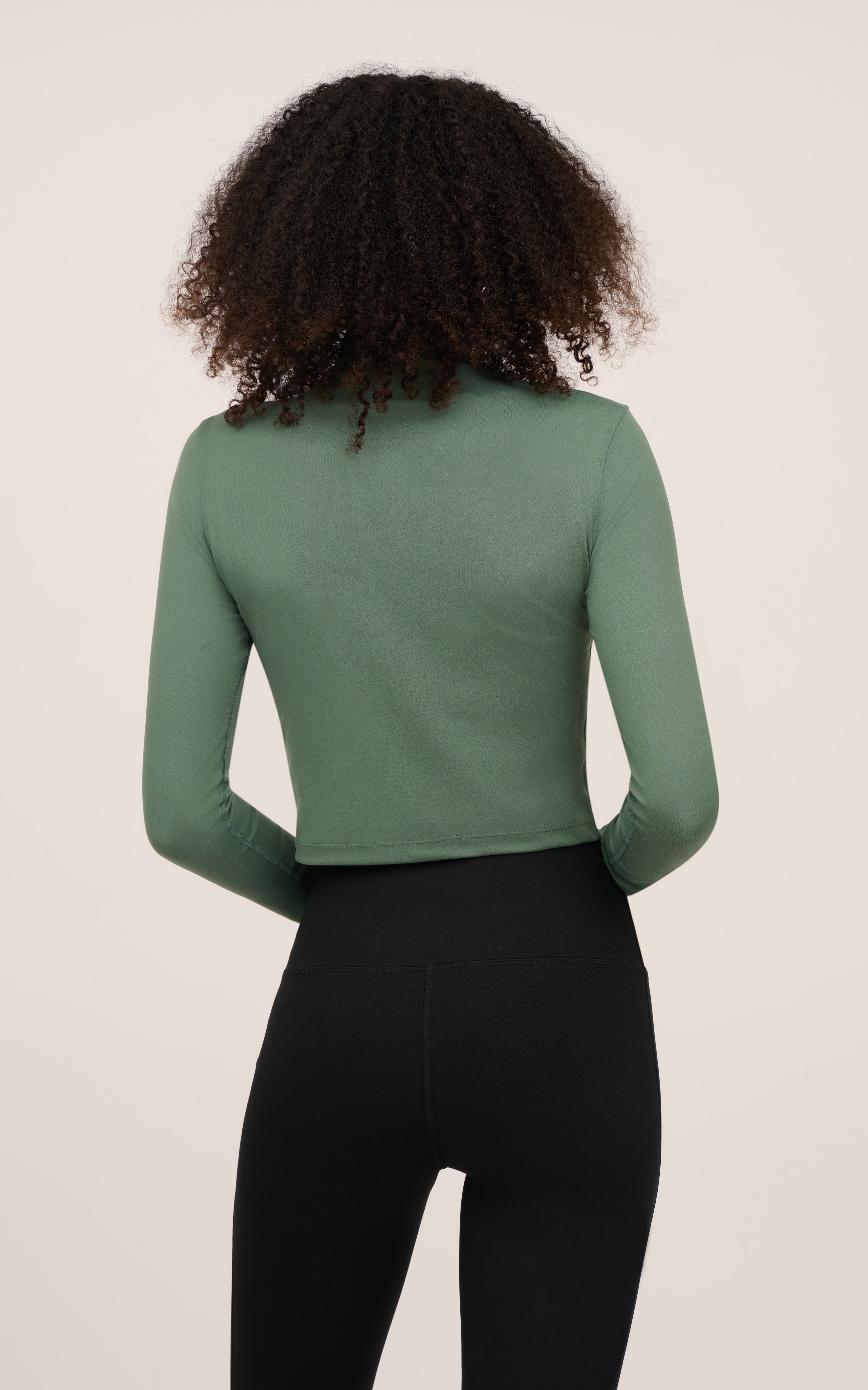 2 Pack Long Sleeve Mock Neck Tops - Our Linen Story