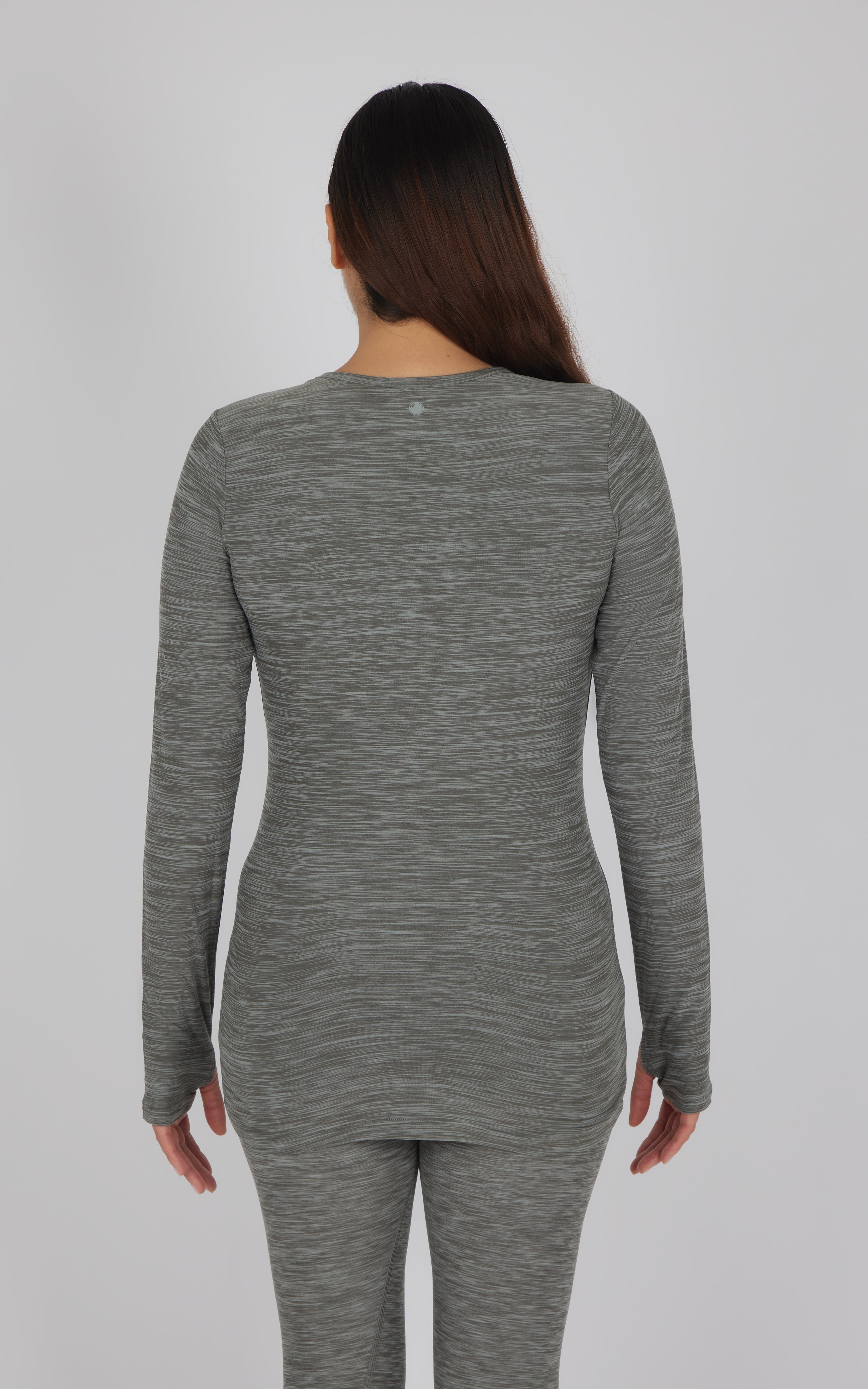 Maternity Heathered Long Sleeve Top