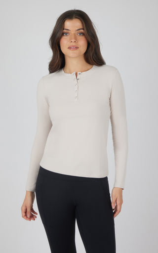 Heavenly Rib Long Sleeve Henley