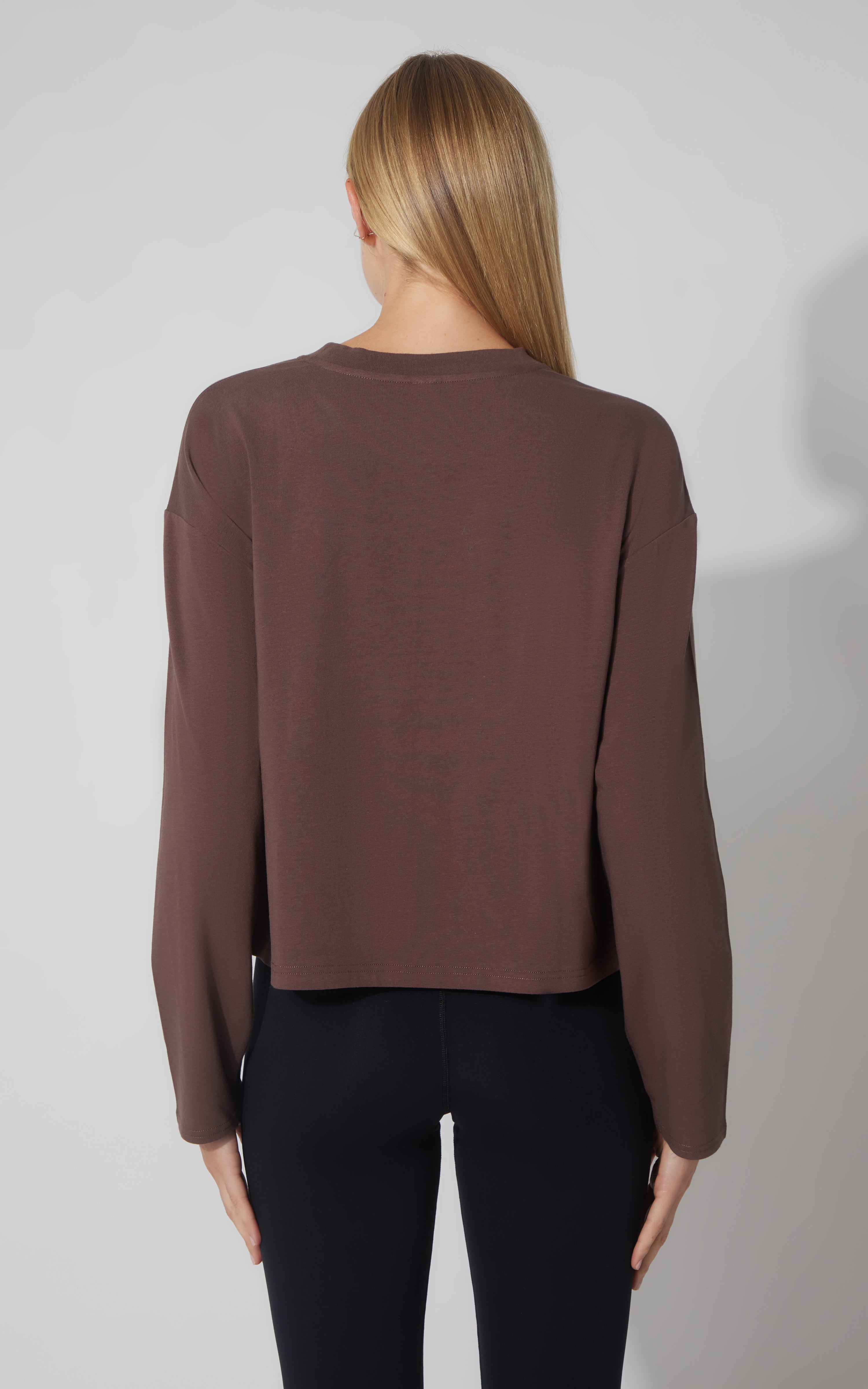 2 PK Cotton Deluxe Boxy Long Sleeve Top - Our Cafe Story