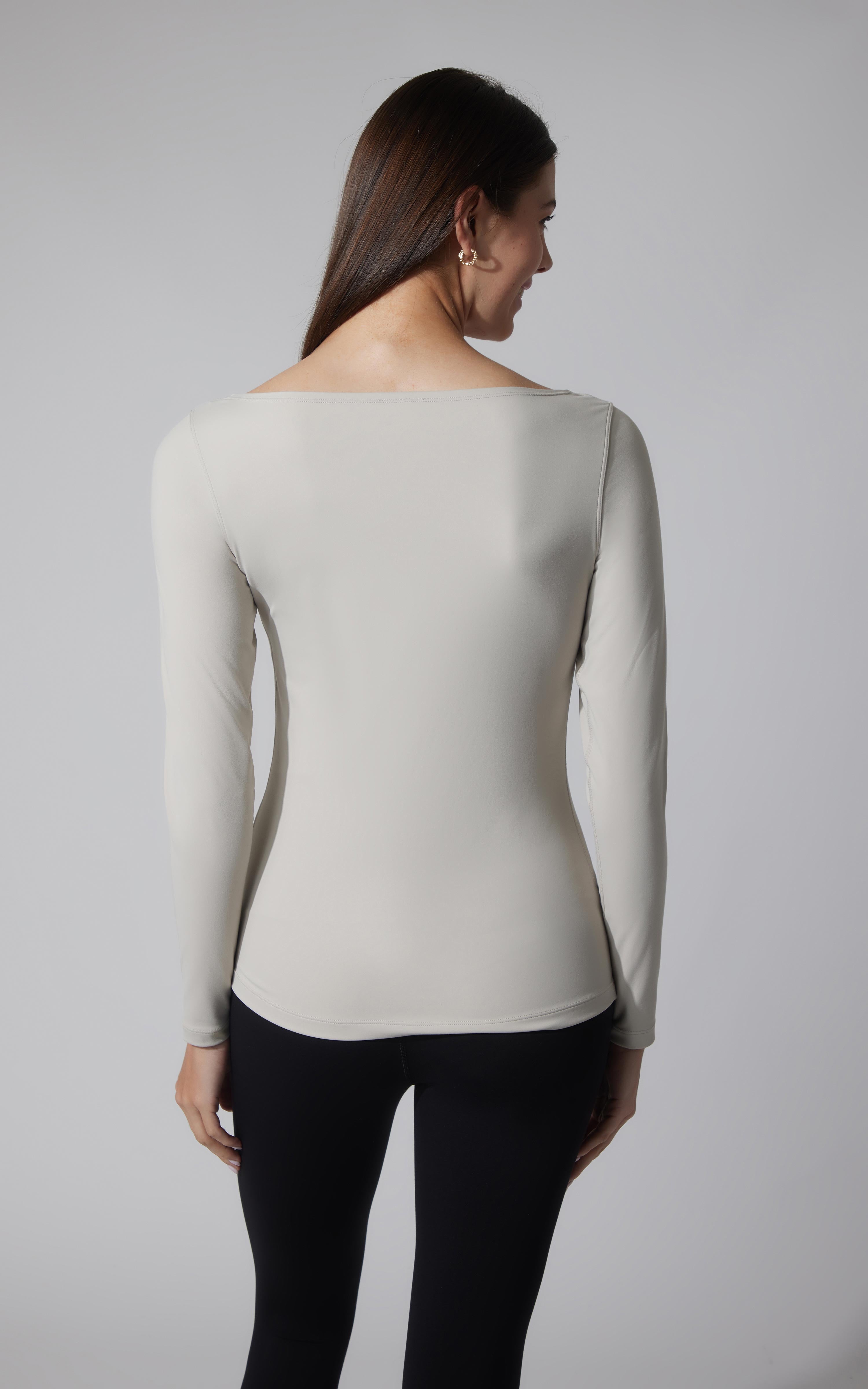 2 PK Zenly Boat Neck Long Sleeve Top