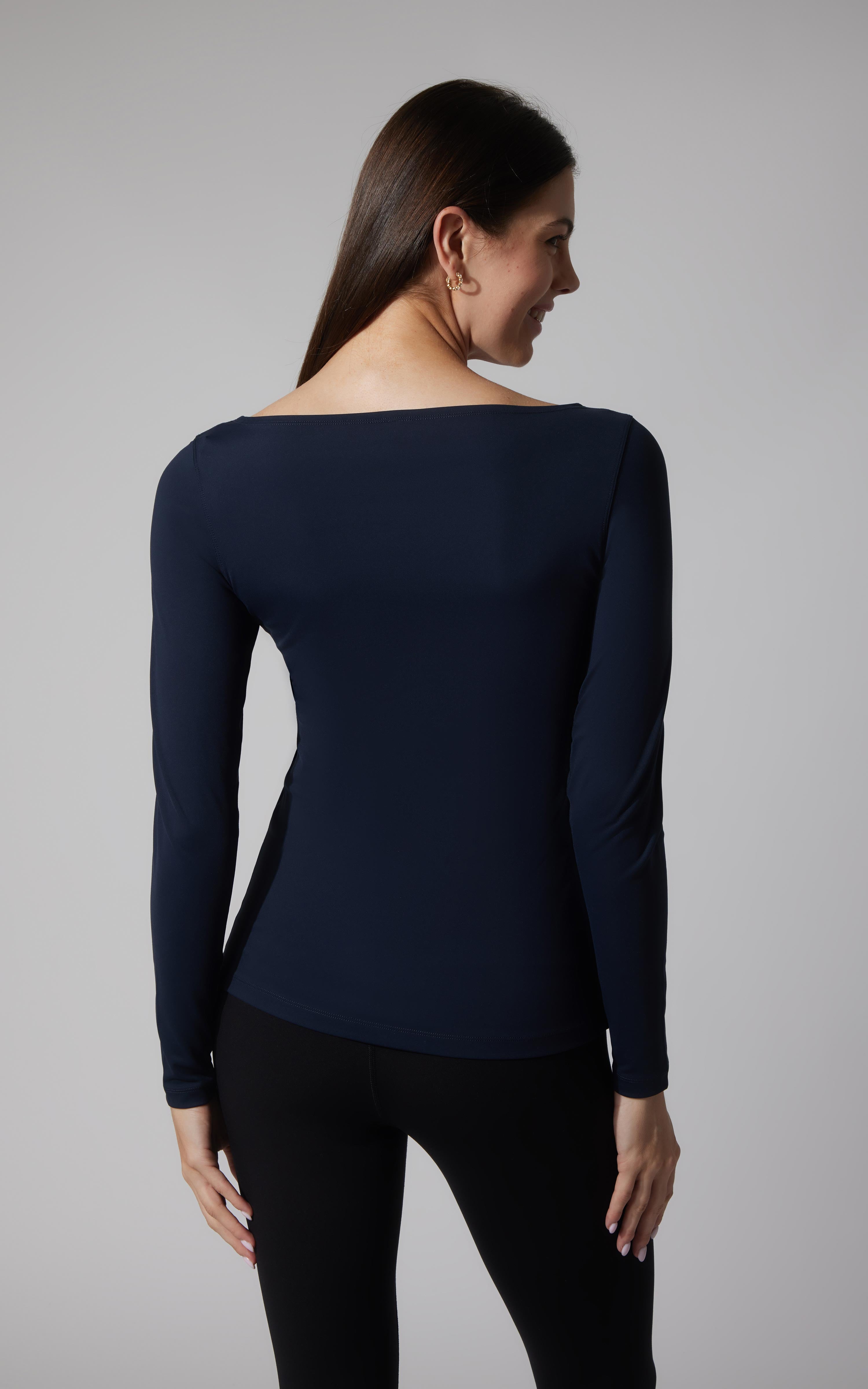 2 PK Zenly Boat Neck Long Sleeve Top