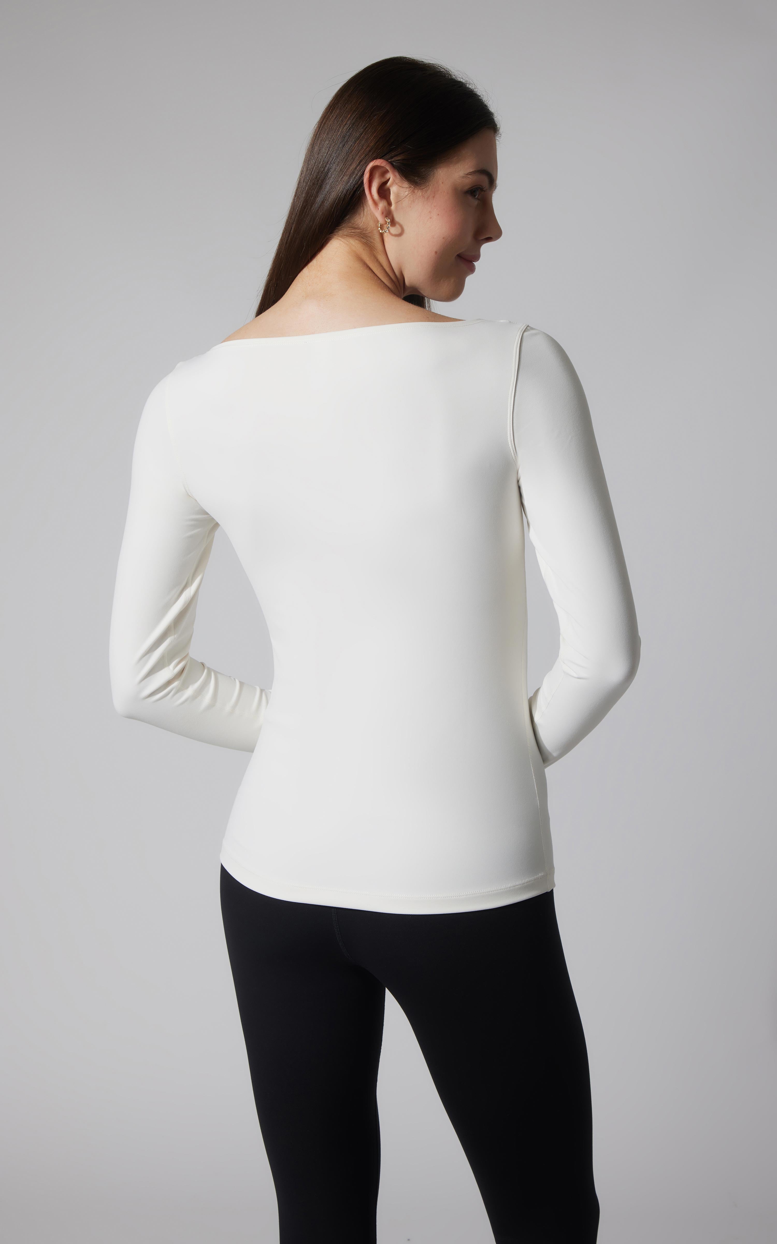 2 PK Zenly Boat Neck Long Sleeve Top