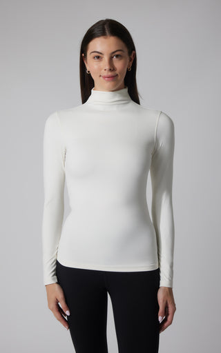 2 PK Zenly Evelyn Mock Neck Long Sleeve Top