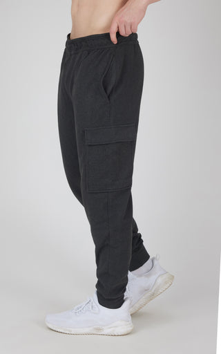 Mens Ultra Melange James Fleece Cargo Jogger