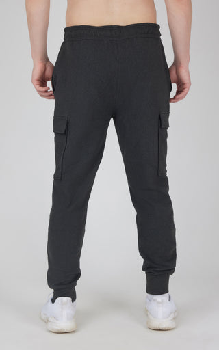 Mens Ultra Melange James Fleece Cargo Jogger