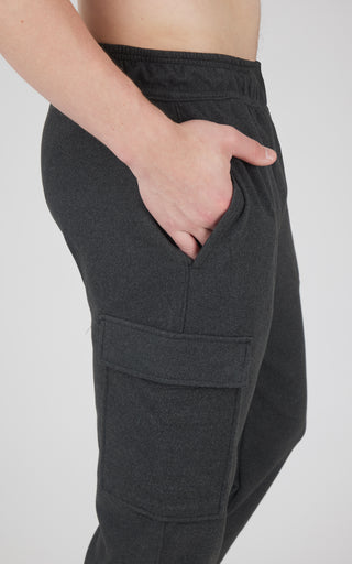 Mens Ultra Melange James Fleece Cargo Jogger