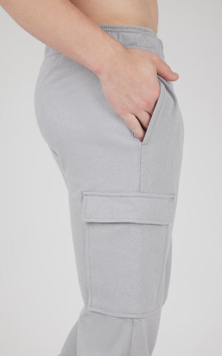 Mens Ultra Melange James Fleece Cargo Jogger