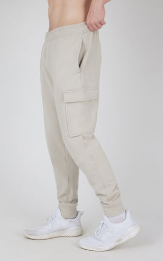 Mens Ultra Melange James Fleece Cargo Jogger